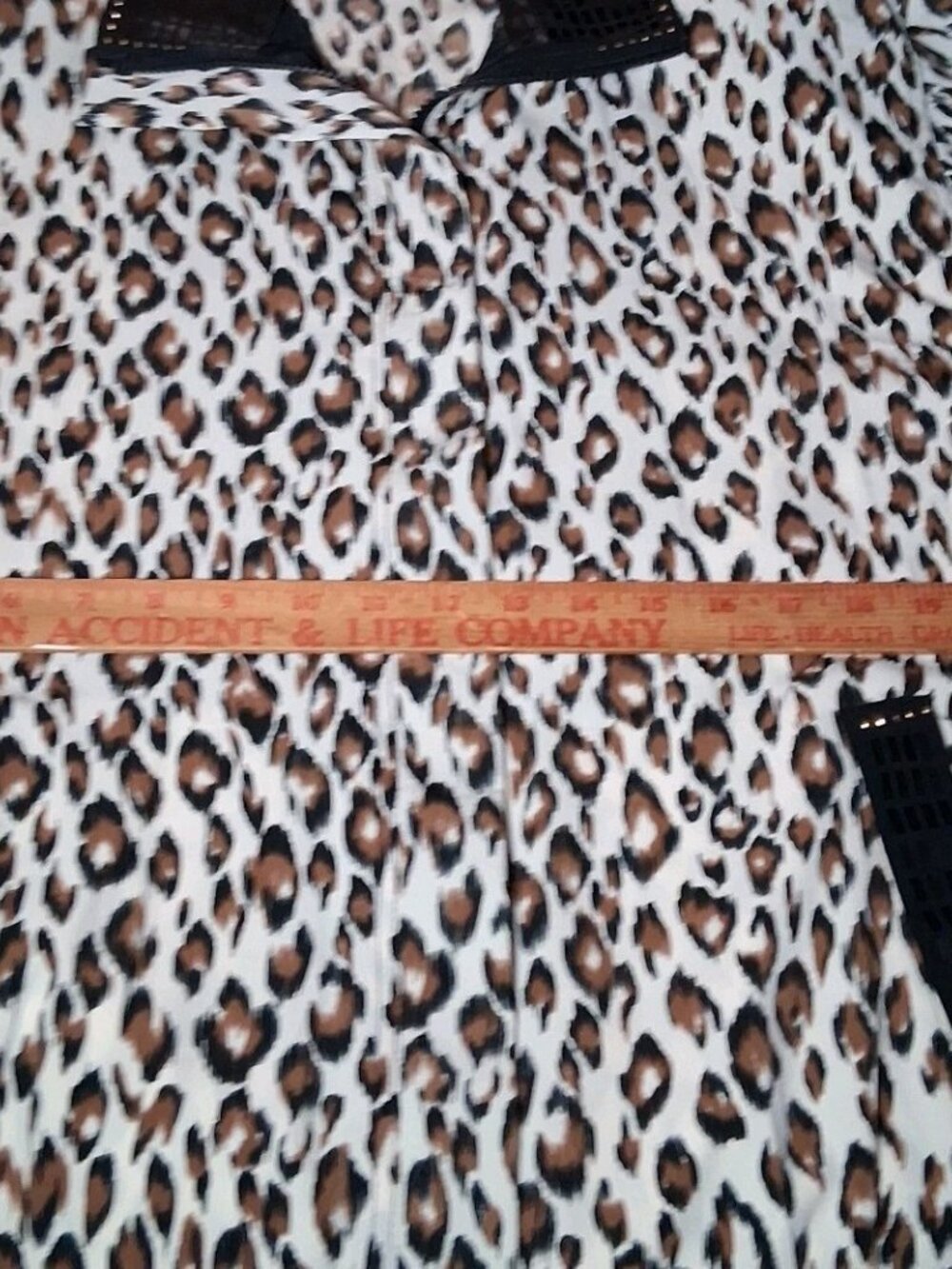 Vintage Just For Fun Jacket Small Cat Print Bling Oversized Leopard Lightweight - Picture 7 of 16